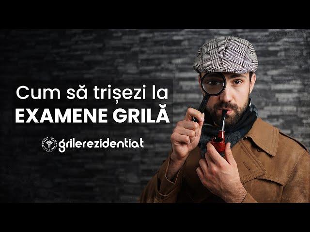  Cum să TRIȘEZI (legal) la examene grilă | feat. Sherlock Holmes - Grile-Rezidentiat.ro