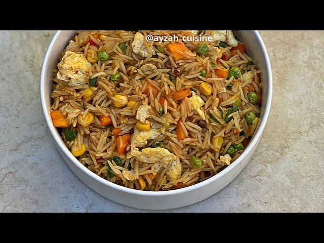 CHINESE FRIED RICE RECIPE- ayzah cuisine