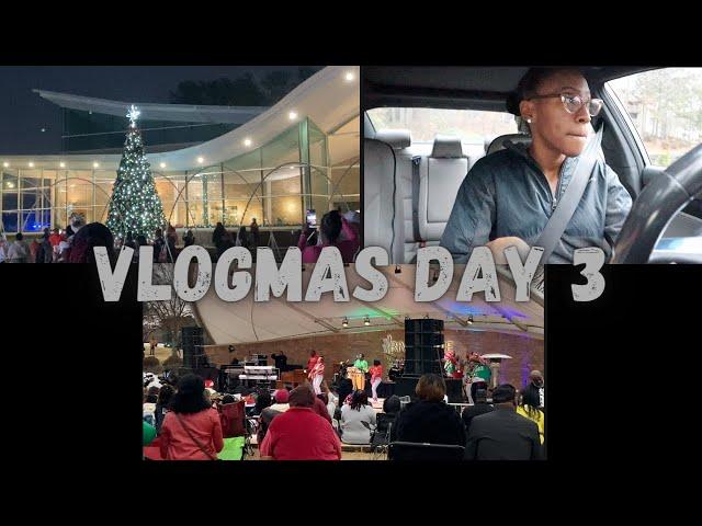 Vlogmas Day 3 | Holiday Concert, Tree Lighting & More!