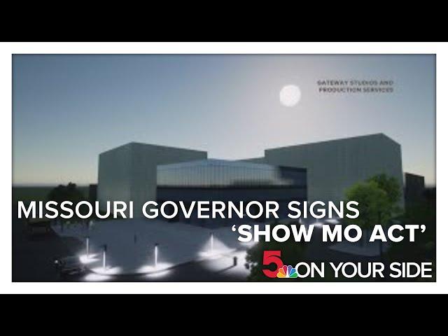 Gov. Parson signs 'Show MO Act' at Gateway Studios and Production Services