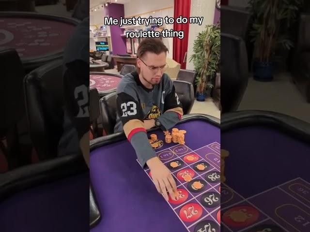 That one roulette player... #roulette #casino