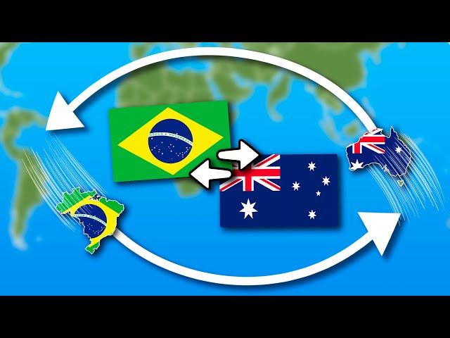 What If We Swap Countries on The Map? | Fun With Flags