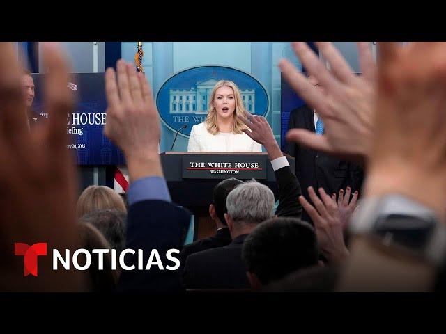 La Casa Blanca responde preguntas de la prensa después del mensaje de Trump a la nación