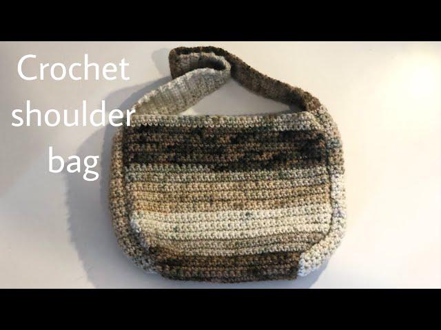 How to crochet a shoulder bag | Beginner friendly