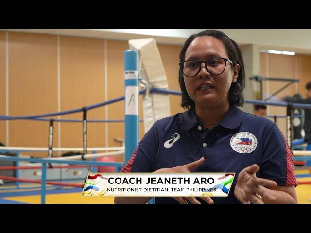 Philippine Olympians get nutritional boost from Coach Jeaneth Aro | #Paris2024