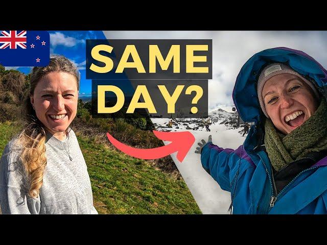 YOU WON'T BELIEVE THIS! Trip To Whakapapa Happy Valley, (Ruapehu, Tongariro Ski Area) New Zealand 