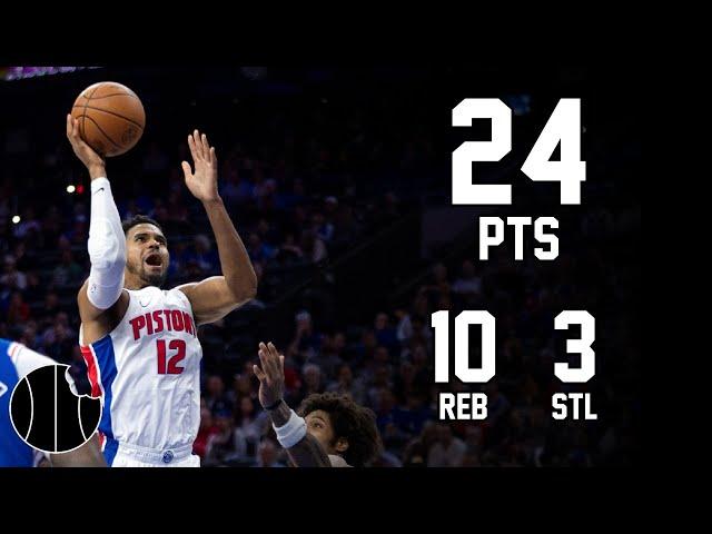 Tobias Harris Highlights | Pistons vs. Hornets | 3rd Jan 2024