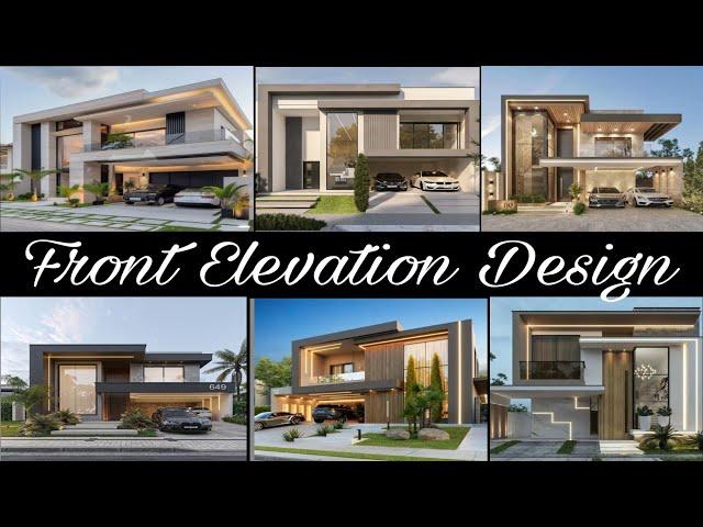 50 Modern House Front Elevation Design Ideas 2024 | New House Design| Home Front Wall Designs