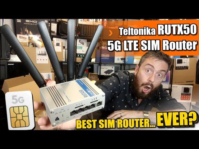 Possibly the BEST 5G Sim LTE Router I Have EVER Used - The Teltonika RUTX50 Router Review