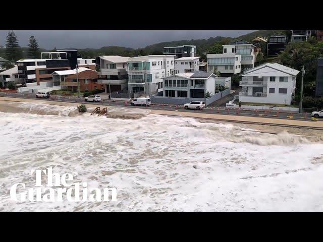 Swell at Currumbin before Tropical Cyclone Alfred makes landfall