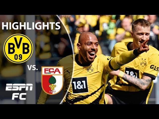 Borussia Dortmund vs. FC Augsburg | Bundesliga Highlights | ESPN FC