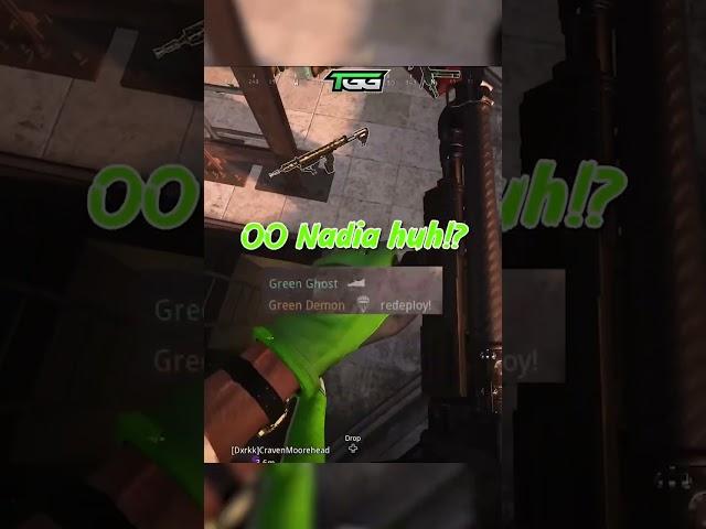 NADIA vs ThoseGreenGuys?? #thosegreenguys #cod #warzone #nadia