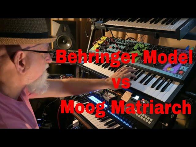 Behringer Model D vs Moog Matriarch