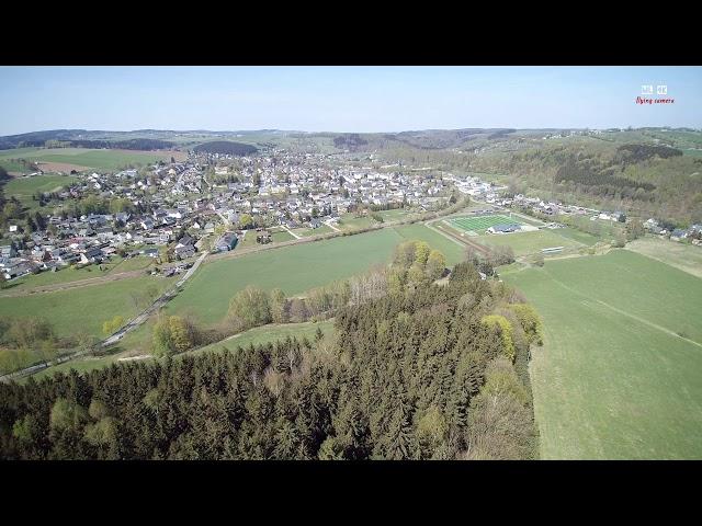 Pockau und Forchheim im Erzgebirge in 4K Luftaufnahmen