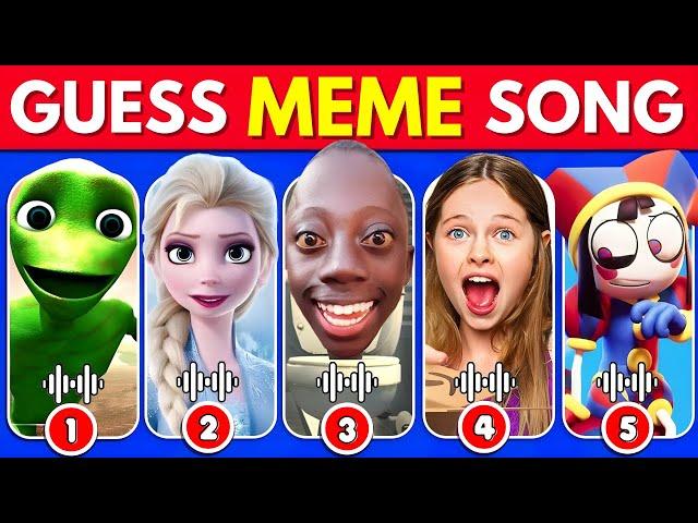 GUESS MEME & WHO'S SINGING  | Lay Lay, King Ferran, Salish Matter, MrBeast, Tenge Tenge, Elsa