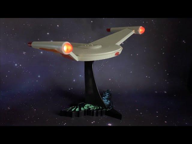 Star Trek Romulan Bird of Prey Neutral Zone Incursion Craft by Playmates 1997 demo