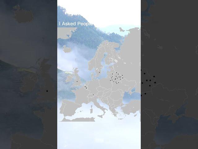 I asked people to point at Belarus