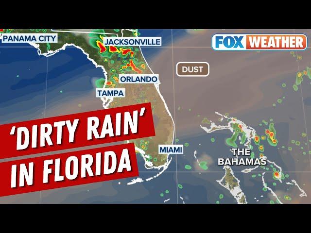 Saharan Dust Layer Could Leave 'Dirty Rain' Across The Florida Peninsula