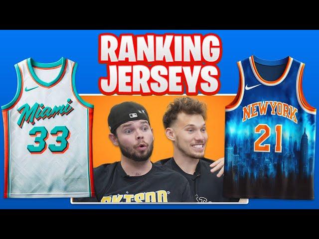 I Made 100 NEW NBA JERSEYS and Had My Friends RANK Them!