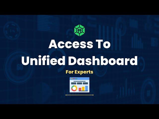 How to access the unified dashboard for SCMDOJO experts.