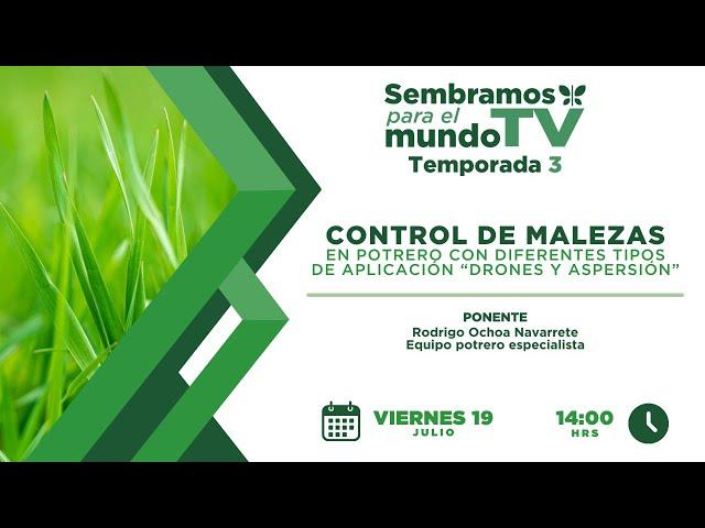 Control de malezas con diferentes tipos de aplicación