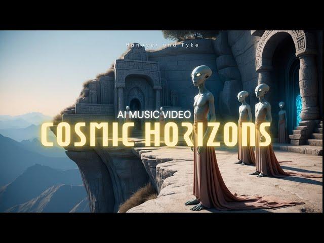 AI Music Video | 'Cosmic Horizons' by Luka Winter | Alien Civilizations & Sci-Fi Landscapes