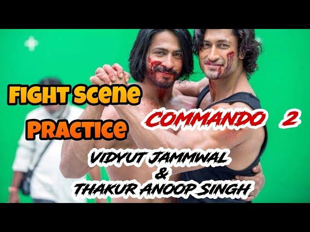 Vidyut Jammwal & Thakur Anoop Singh Fight Scene Shoot Commando 2 Movie