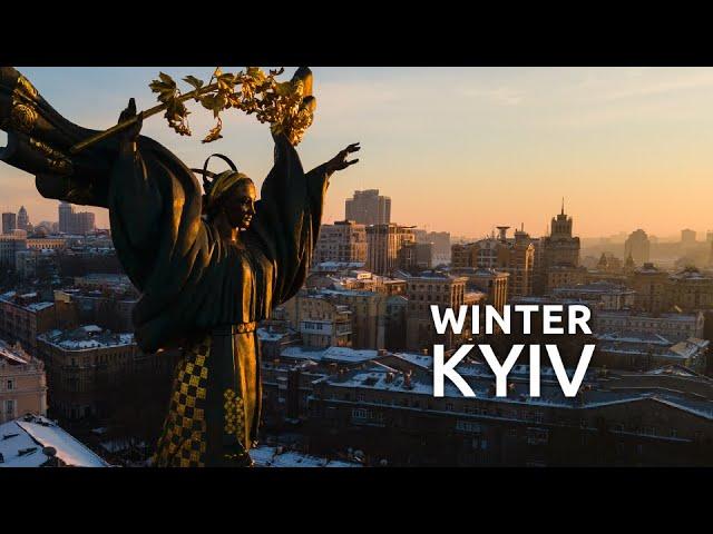 Winter Kyiv / Epic Drone Video Montage