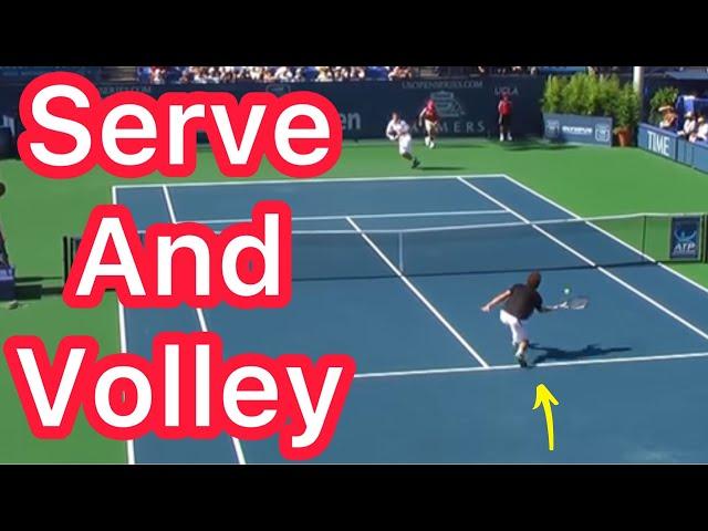 How To Serve & Volley Like A Pro (Tennis Strategy Explained)