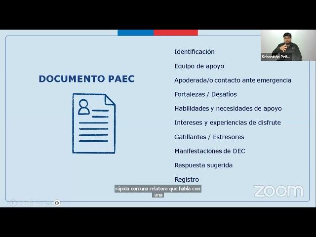 Webinar Ley 21.545 - Planes de acompañamiento emocional y conductual al estudiantado autista