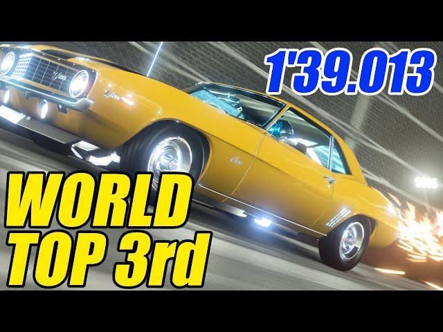 Gran Turismo 7 World Rank 3 - Old Muscle Oval Race - Camaro - 1'39.013【LoVeRiE】