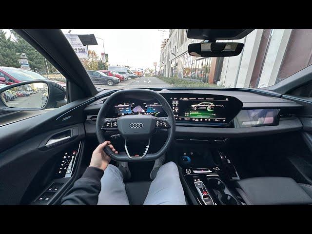 New Audi Q6 e-tron 2025 - Test Drive POV