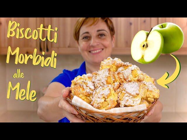 SOFT APPLE COOKIES Easy Recipe by Benedetta - Soft Apple Cookies Easy Recipe