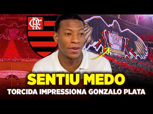 GONZALO PLATA DIZ TER SENTIDO “MEDO” DA TORCIDA DO FLAMENGO