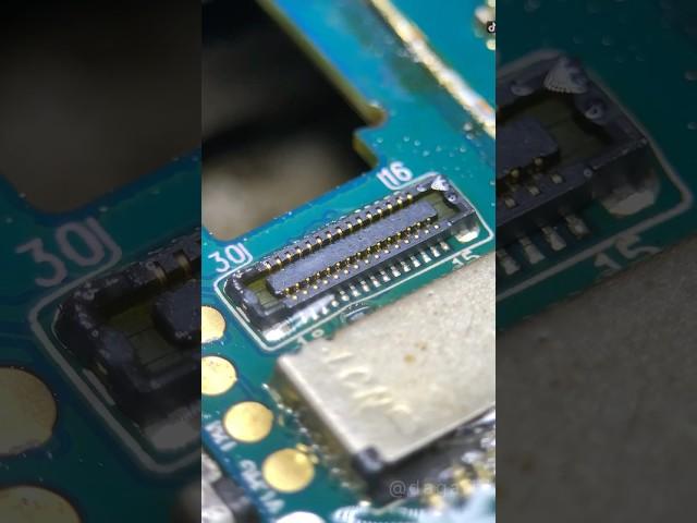 Connector fpc repair #microsoldering #phone repair