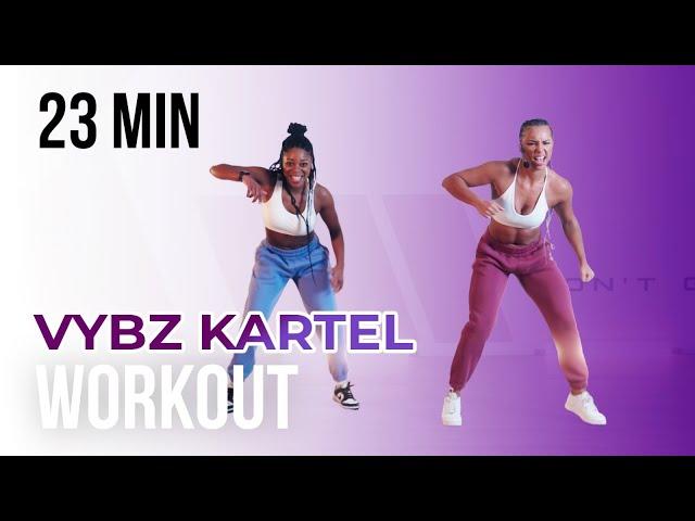 VYBZ KARTEL WORKOUT | DANCEHALL CARDIO WORKOUT | 25 MINUTES | BURN UP TO 500 CALORIES