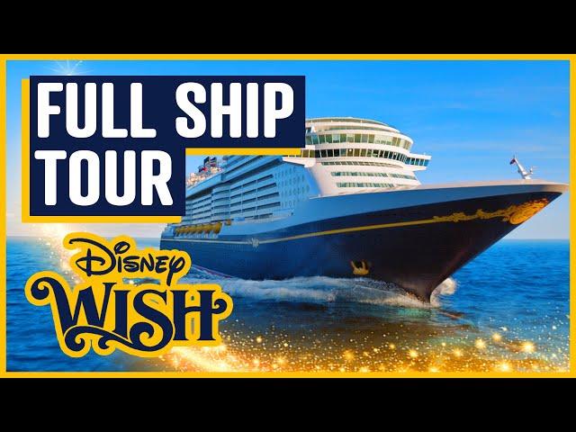 DIsney Cruise Line Disney Wish Cruise Ship Tour