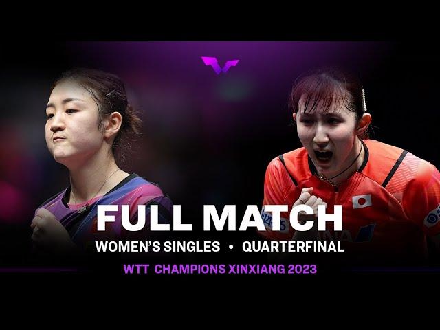 FULL MATCH | CHEN Meng vs Hina HAYATA | WS QF | #WTTXinxiang 2023