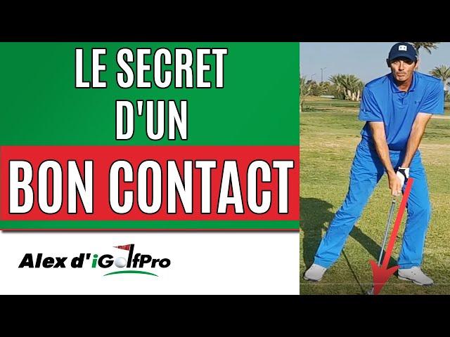  Cours de golf gratuit: comment COMPRESSER une Balle au Golf pour avoir un CONTACT Balle Terre