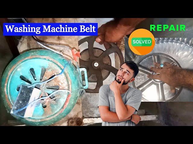 How To Adjust Washing Machine Belt Tightness Or Loosing || How To Repair Washing Machine