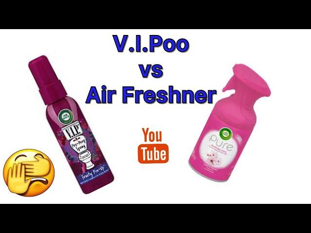 V.I.Poo vs Air Freshner (try this experiment yourself)