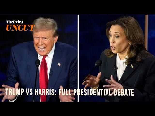 Trump Vs Harris| Full 2024 Presidential Debate