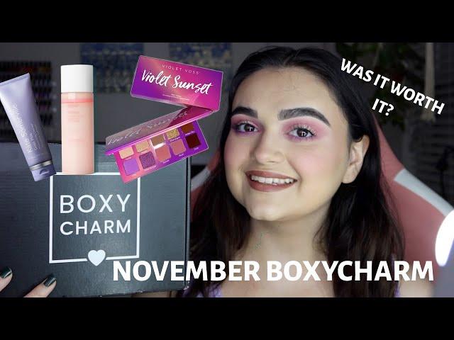 NOVEMBER BOXYCHARM  2021 UNBOXING + FIRST IMPRESSIONS
