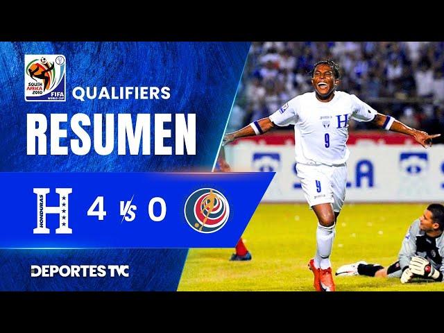 Honduras 4 - 0 Costa Rica | Eliminatorias Sudáfrica 2010 | 12 Agosto 2009