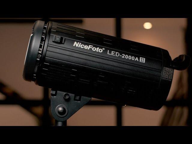 Обзор NiceFoto LED-2000A II: бюджетный би-колор светильник с диодом как у Aputure