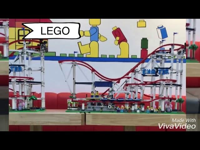 Roller coaster  LEGO 10261 vs LEPIN 15039 motor m