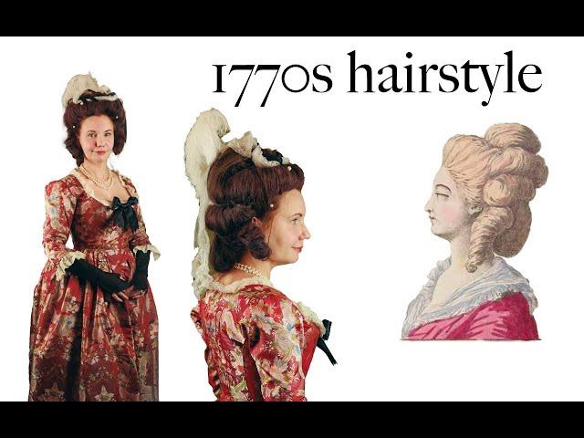 18th century hairstyle a la Colombe