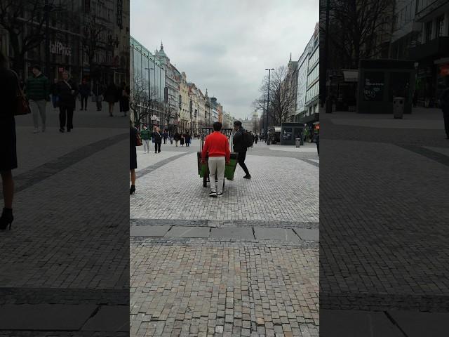 Wenceslas Square near Švejk #indianfanda #svejk #prague #cz