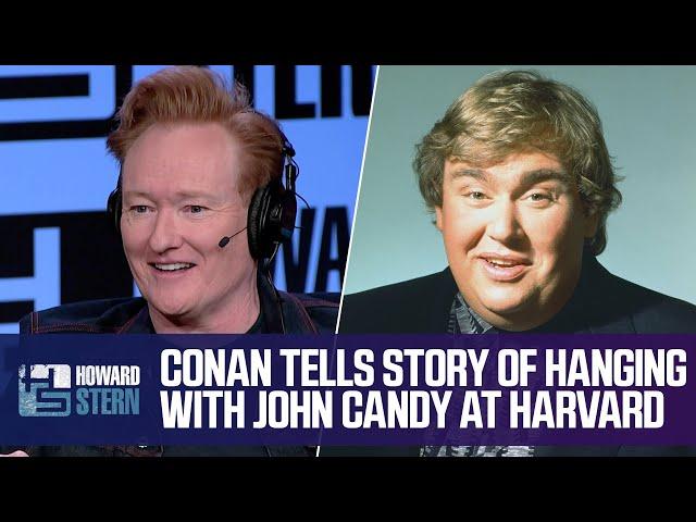 Conan Spent a Day With John Candy as a Student at Harvard