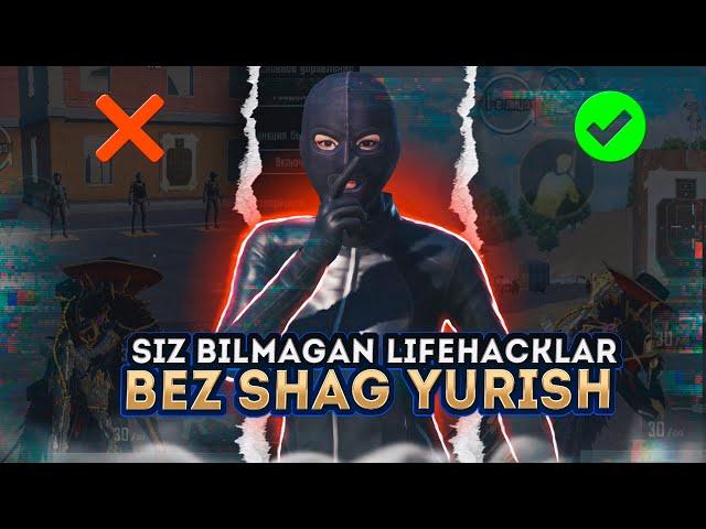 BEZ SHAG YURISH YANGICHA USULDA | SIZ BILMAGAN LIFEHACKLAR | WEIRD PUBG MOBILE